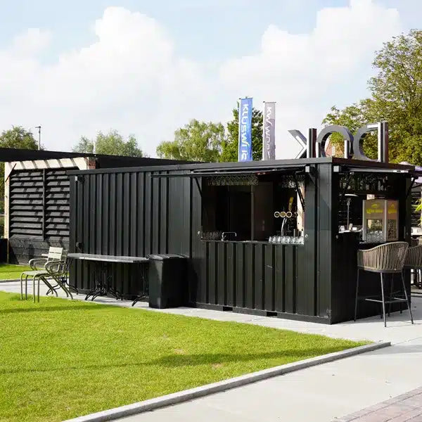 BarContainer 6 x 2 Schwarz RAL 9005