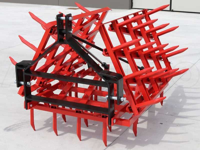 Hochleistungs-Egge mit verstärkten festen Zinken EPPR50 – Montiert / Gezogen – 50 Zähne – 250 cm