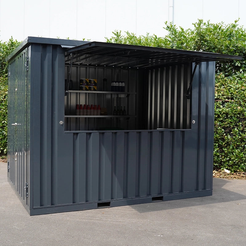 Zerlegbarer Barcontainer 3 × 2 XL – RAL 7016