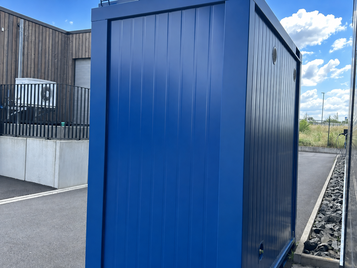 Neuer 8 Fuß Sanitärcontainer Blau DBVU-000012-0