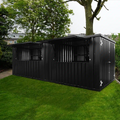 BarContainer 6 x 2 Schwarz RAL 9005