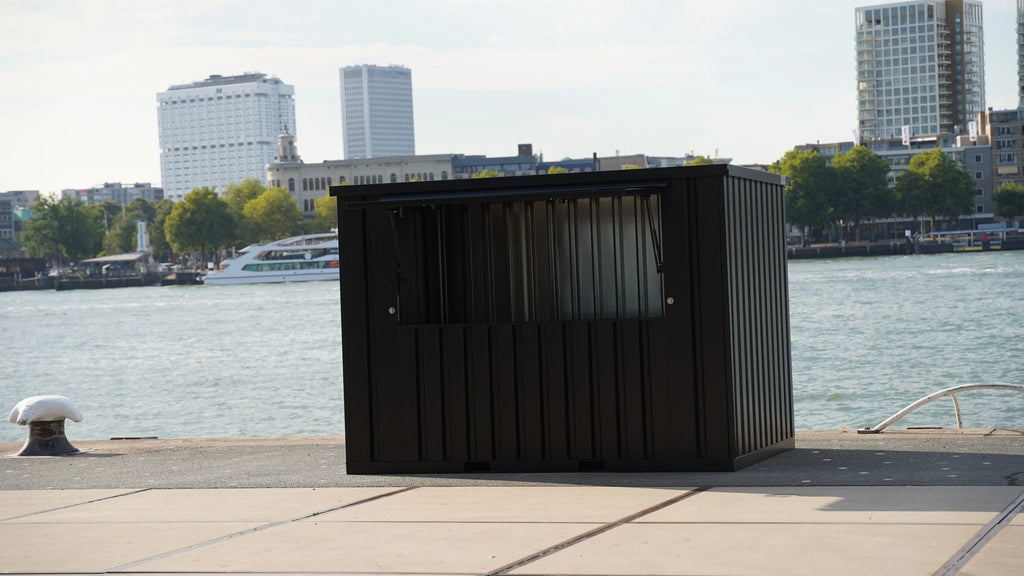 Zerlegbarer Barcontainer 3 × 2 XL – RAL 9005