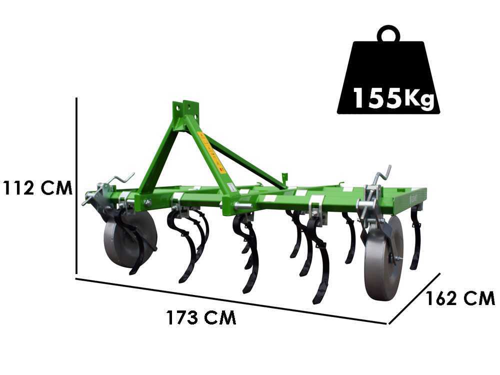 Bomet Dorado Federgrubber – 11 Zähne – Arbeitsbreite 170 cm