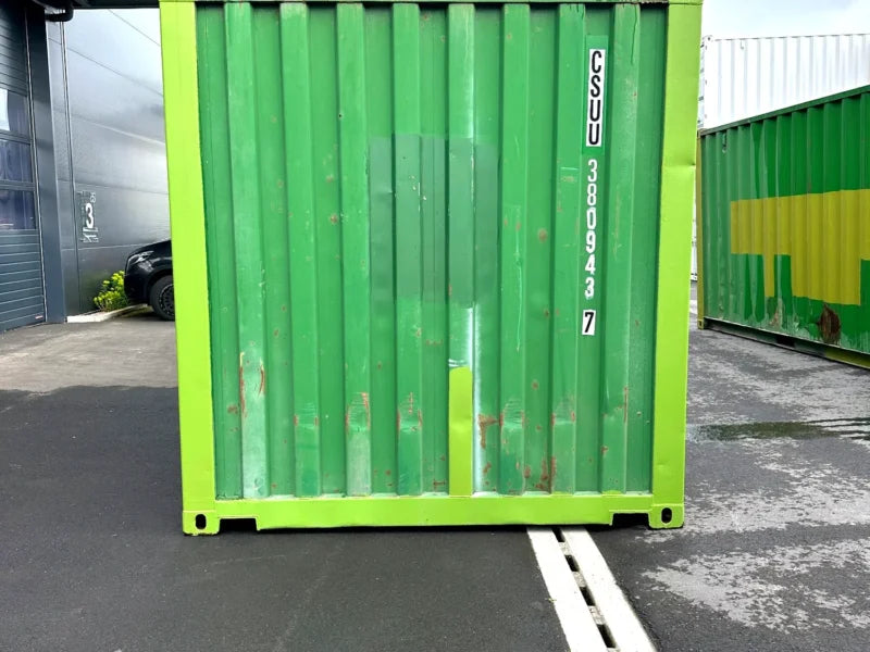Gebrauchter 20 Fuß Seecontainer Grün CSUU-380943-7