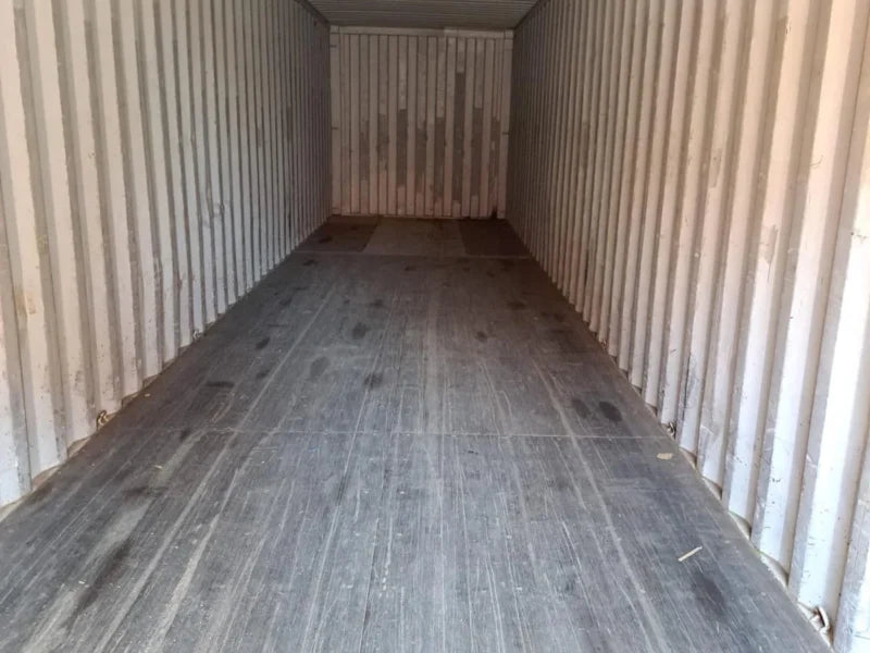 Gebrauchter 40 Fuß Seecontainer Braun DRYU-401986-1