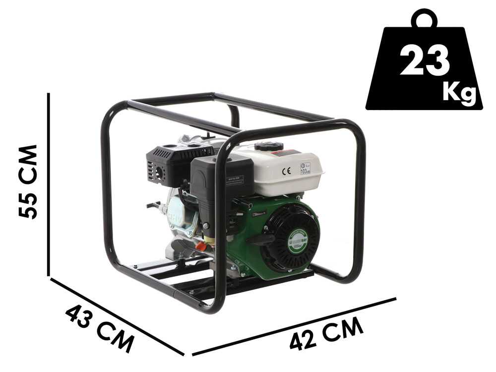 Greenbay GB-TWP 50 Wärmemotorpumpe – Für Schmutzwasser – mit 50 mm Anschlüssen