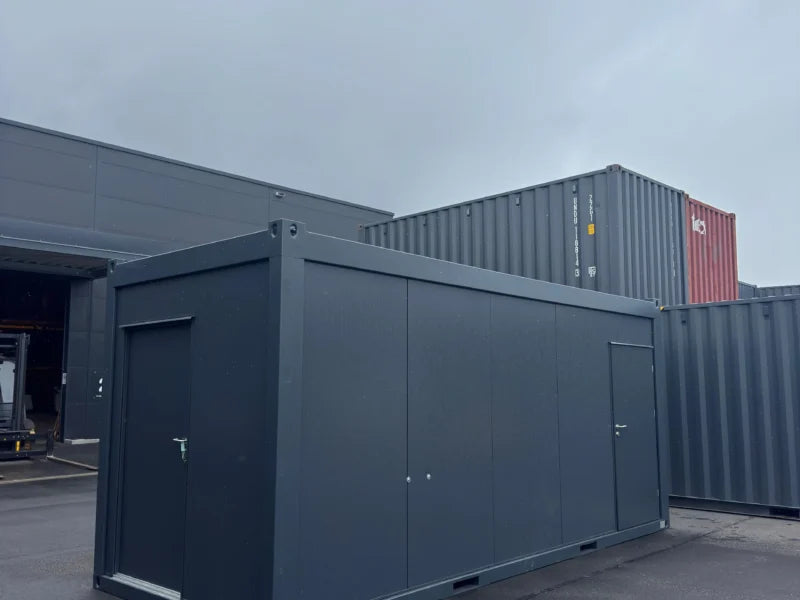 Neuer 20 Fuß Sanitärcontainer Grau DBVU-000011-0