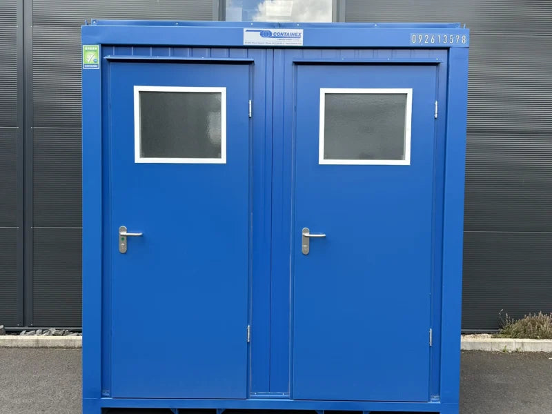 Neuer 8 Fuß Sanitärcontainer Blau DBVU-000012-0